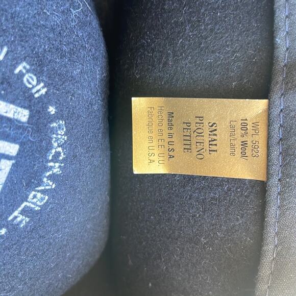 Renegade Headwear Packable Black Lite Felt Wool Hat - Picture 8 of 11